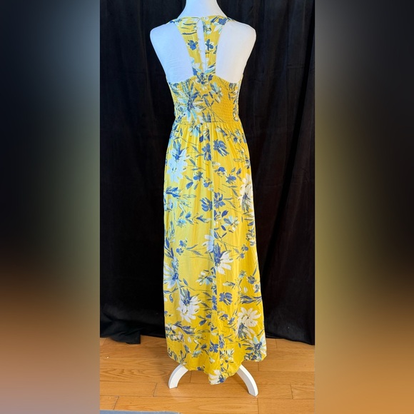 Japna yellow blue floral dress. Size XS - Picture 9 of 11